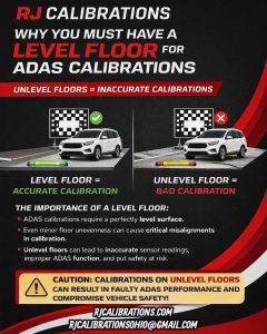 Why you must have a level floor for ADAS Calibrations flyer
